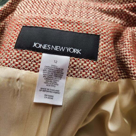 Jones New York Petite Barbados Collection Blazer Size 12 MSRP $199 - Picture 5 of 16